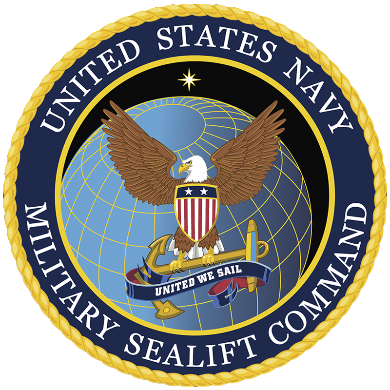 US Navy Marine Sealift Command Logo